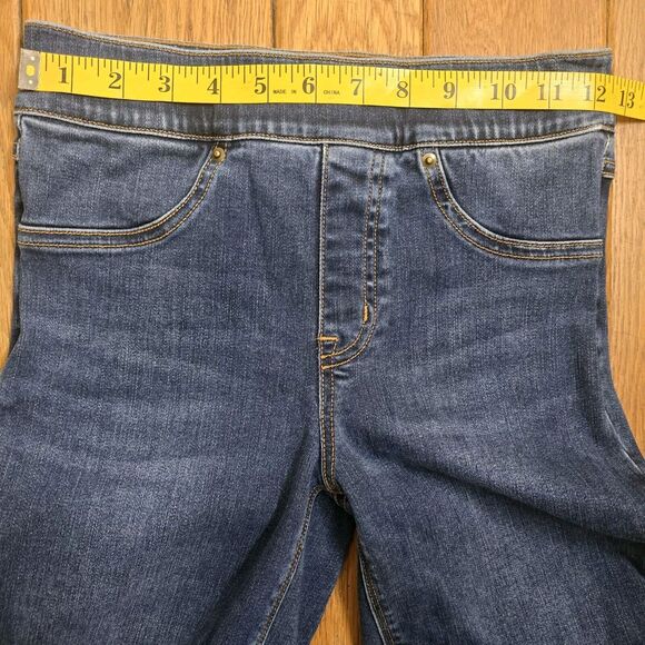 SPANX Women’s Size XS Distressed Skinny Jeans Stretch Medium Wash #20203r - Picture 10 of 12